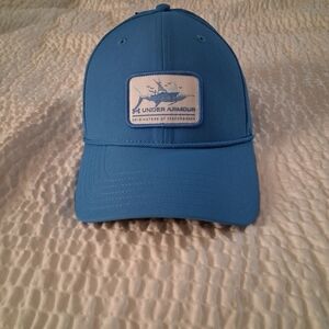 Under Armour Mens Blue Adjustable Hat Cap Athletic Outdoors Lightweight Comfort